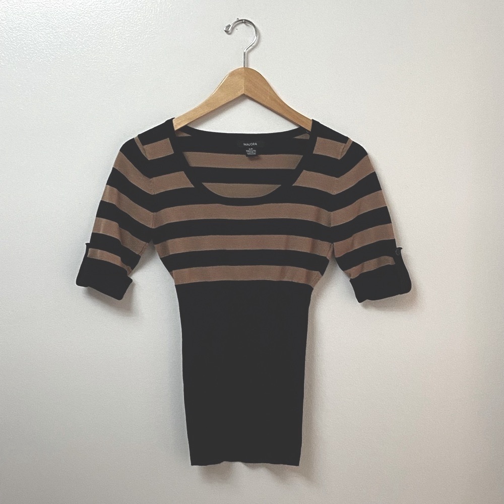 Majora Striped Light Knit Sweater